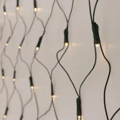 LED Lichternetz 100x200 cm mit 160 LEDs Warmweiß IP44-ECD Germany Online