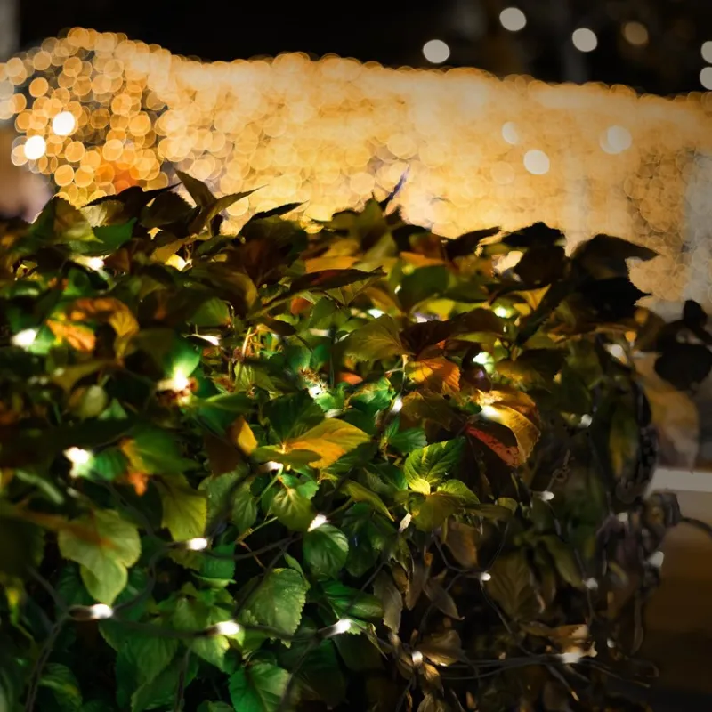 LED Lichternetz 100x200 cm mit 160 LEDs Warmweiß IP44-ECD Germany Online