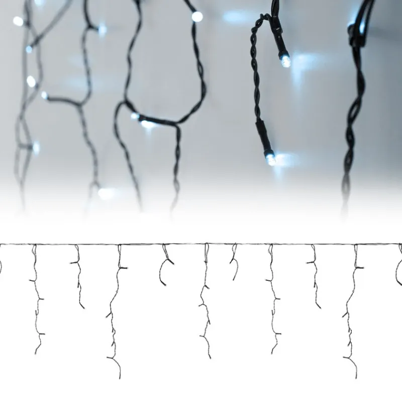 LED Lichtervorhang 12 m IP44 LED Birnen-ECD Germany Sale