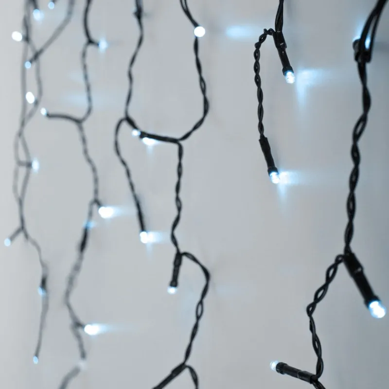 LED Lichtervorhang 12 m IP44 LED Birnen-ECD Germany Sale