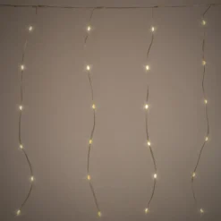 LED Lichtervorhang 6 m mit 240 LEDs Warmweiß IP44 Timer-ECD Germany Sale