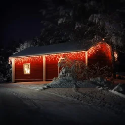 LED Lichtvorhang 12m warmweiß mit 360 LEDs aus PVC-ECD Germany Online