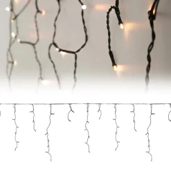 LED Lichtvorhang 12m warmweiß mit 360 LEDs aus PVC-ECD Germany Online