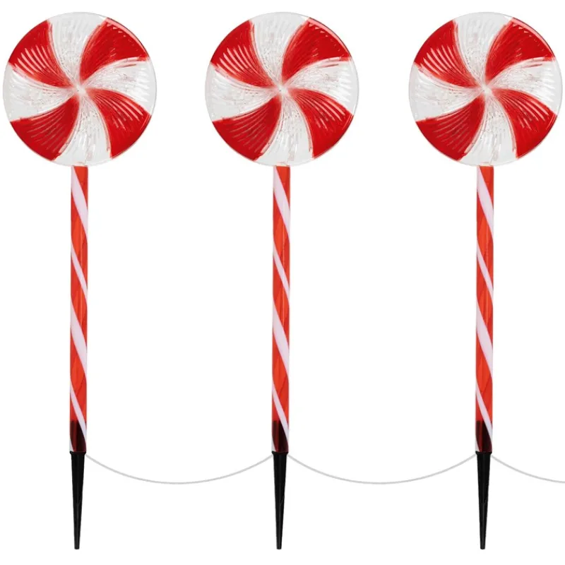 LED Lolly Lichterkette Weihnachtslichterkette wasserdicht mit Timer und verschiedenen Leuchtmodis-ECD Germany Hot