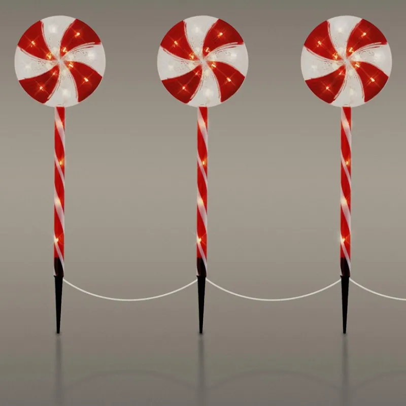 LED Lolly Lichterkette Weihnachtslichterkette wasserdicht mit Timer und verschiedenen Leuchtmodis-ECD Germany Hot