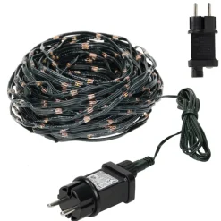 LED Micro Cluster Lichterkette 18 m mit 600 warmweißen LEDs und 8 Funktionen-ECD Germany Sale