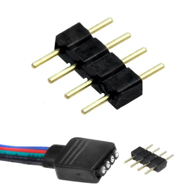 LED Strip Verbinder 4-Polig 10mm RGB-ECD Germany Discount