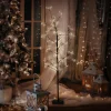 LED Weihnachtsdeko Baum 120 cm mit 240 Warmweißen LEDs-ECD Germany Clearance