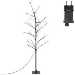 LED Weihnachtsdeko Baum 120 cm mit 240 Warmweißen LEDs-ECD Germany Clearance