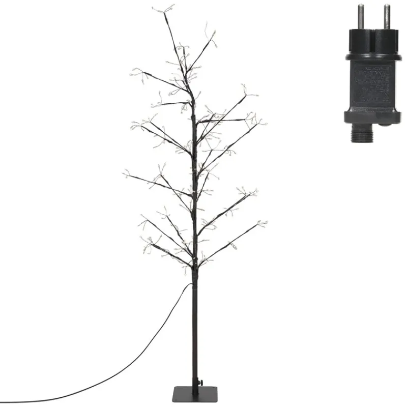 LED Weihnachtsdeko Baum 120 cm mit 240 Warmweißen LEDs-ECD Germany Clearance