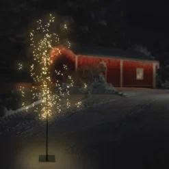 LED Weihnachtsdeko Baum 180 cm mit 480 warmweißen LEDs-ECD Germany Clearance