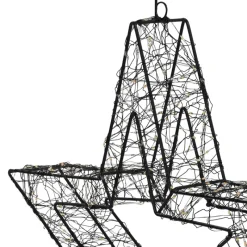 LED Weihnachtsstern 50 cm mit 720 extra-warmweißen LEDs und Timer für Innen und Außen IP44 Spritzwassergeschützt-ECD Germany Outlet