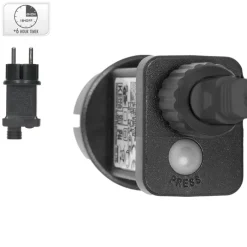 LED Weihnachtsstern 50 cm mit 720 extra-warmweißen LEDs und Timer für Innen und Außen IP44 Spritzwassergeschützt-ECD Germany Outlet