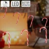 LED Zuckerstangenlichterkette 330 cm mit 28 warmweißen LEDs-ECD Germany Best