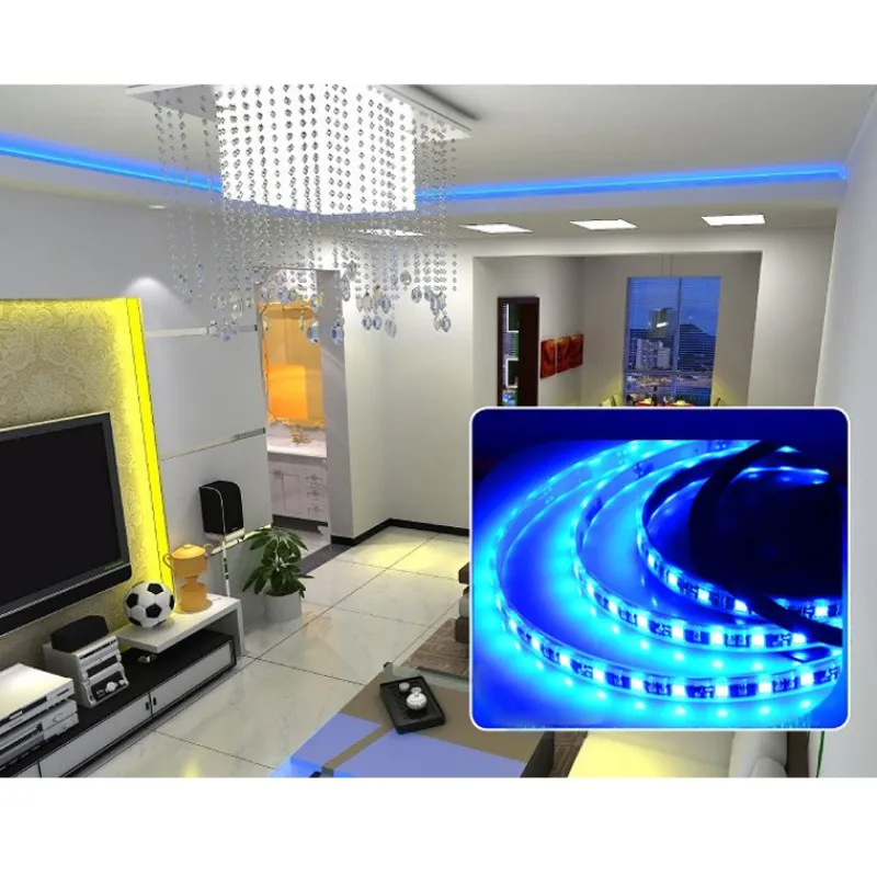 LED-Streifen 5 m RGB - 60 LED pro Meter-ECD Germany New