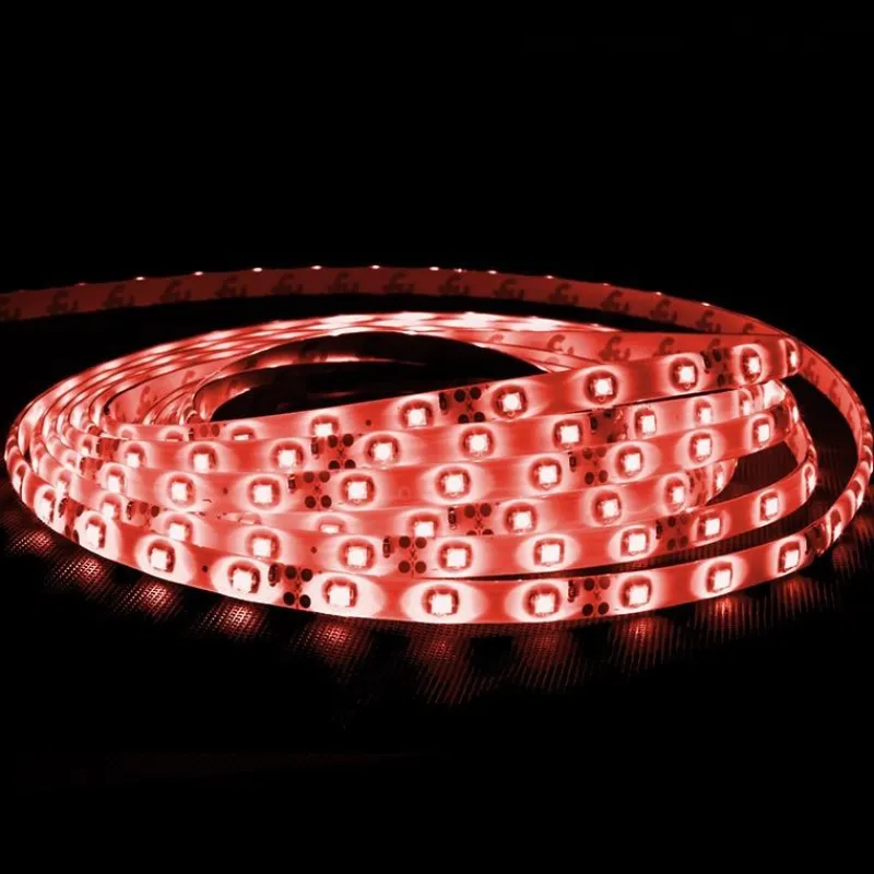 LED-Streifen 5 m rot wasserfest - 60 LED pro Meter-ECD Germany New
