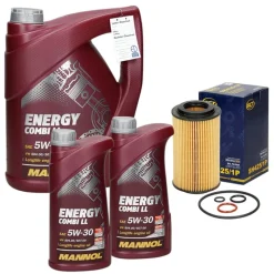 Ölfilter mit Mannol Energy Combi LL 5W-30 7L, Chrysler Crossfire, Mercedes-Benz S-Klasse (W220)-ECD Germany Hot