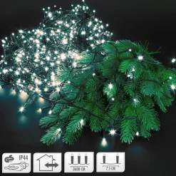 Lichterkette LED mit 480 LEDs Kaltweiß-ECD Germany