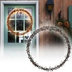 Lichterkranz 500 LEDs Warmweiß Ø 58cm IP44-ECD Germany Best