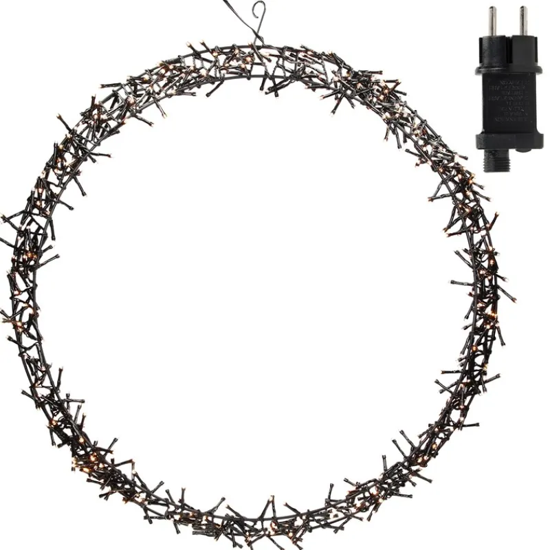 Lichterkranz 500 LEDs Warmweiß Ø 58cm IP44-ECD Germany Best
