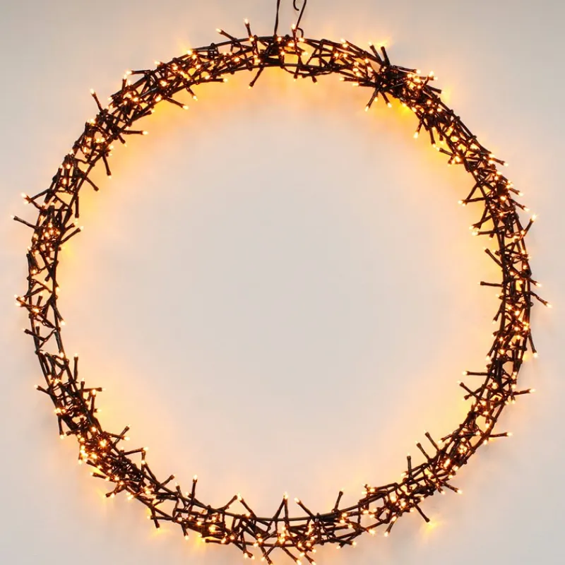 Lichterkranz 500 LEDs Warmweiß Ø 58cm IP44-ECD Germany Best
