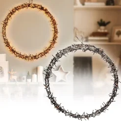 Lichterkranz 500 LEDs Warmweiß Ø 58cm IP44-ECD Germany Best