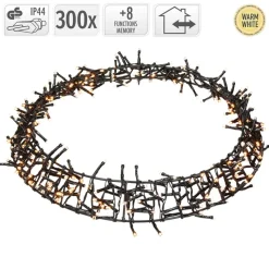 Lichterkranz 300 LEDs Warmweiß Ø 38cm IP44-ECD Germany Clearance