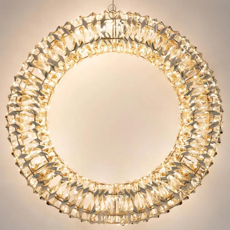 Lichterkranz für Weihnachten 38 cm warmweiß 480 LEDs IP44 Innen/Außen-ECD Germany Outlet