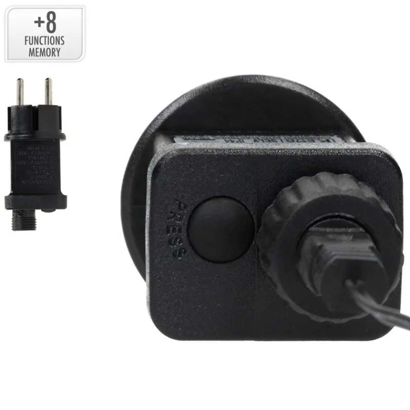 Lichterkranz für Weihnachten Ø38cm Warmweiß 300 LEDs IP44 Innen/Außen-ECD Germany Discount