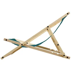 Liegestuhl 10er Set klappbar aus Holz 3 Liegepositionen bis 120 kg Dunkelgrün-ECD Germany Sale