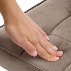 Lounge Chair aus Kunstleder Braun Polstersessel mit Lendenkissen Relaxsessel ML-Design-ECD Germany Discount