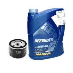 Ölwechselset mit Mannol Defender 10W40 5L Opel Arena Renault Megane-ECD Germany Clearance