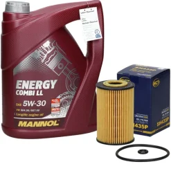 Ölwechselset mit Mannol Energy Combi LL 5W-30 5L, Mercedes-Benz Vaneo (414)-ECD Germany Sale