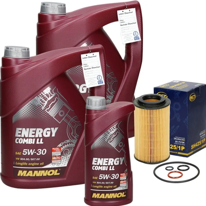 Ölwechselset mit Mannol Energy Combi LL 5W-30 11L, BMW 3 (E46), Mercedes-Benz CLK (C209)-ECD Germany Outlet
