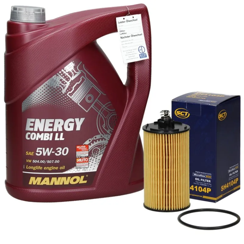 Ölwechselset mit Mannol Energy Combi LL 5W-30 5L, Opel Mokka-ECD Germany Best