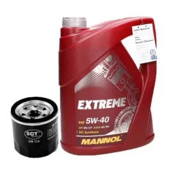 Ölwechselset mit Mannol Extreme 5W-40 5L, Mazda 3, Nissan Qashqai-ECD Germany Clearance