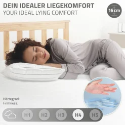 Matratze 90x200x16 cm aus Kaltschaum ML-Design-ECD Germany Sale