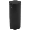 Mülleimer mit Sensor 40L rund aus Stahl Schwarz matt Automatisches Öffnen & Schließen ML-Design-ECD Germany Sale