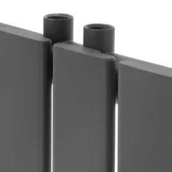 Paneelheizkörper Einlagig 600x300 mm Anthrazit mit Wand Anschlussgarnitur ML-Design-ECD Germany Hot