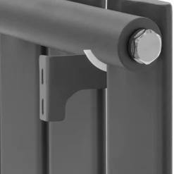 Paneelheizkörper Einlagig 600x300 mm Anthrazit mit Wand Anschlussgarnitur ML-Design-ECD Germany Hot