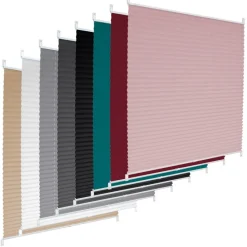 Plissee Petrol 100x200 cm inkl. Befestigungsmaterial-ECD Germany Outlet