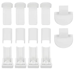 Plissee 55x200 cm Rosa inkl. Befestigungsmaterial-ECD Germany New