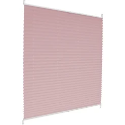 Plissee 55x200 cm Rosa inkl. Befestigungsmaterial-ECD Germany New