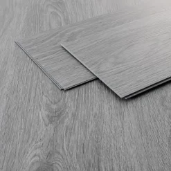 PVC Vinylboden Bodenbelag Set 7 Dielen 4,2mm für 1,54m² mit Klick-System Eiche Windswell Hickory ML-Design-ECD Germany New