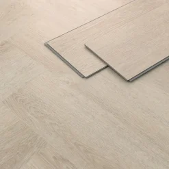 PVC Vinylboden Bodenbelag Set à 20 Dielen 4,2mm für 1,56m² mit Klick-System Fischgräte Eiche hell ML-Design-ECD Germany Online