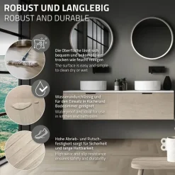 PVC Vinylboden Bodenbelag Set à 20 Dielen 4,2mm für 1,56m² mit Klick-System Fischgräte Eiche hell ML-Design-ECD Germany Online