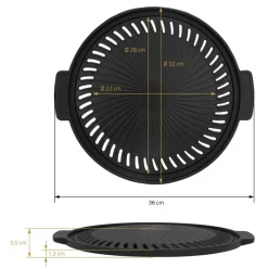 Raketenofen silber aus Stahl inkl. Gusseisen Grillplatte und Tragetasche BBQ#BOSS-ECD Germany Best