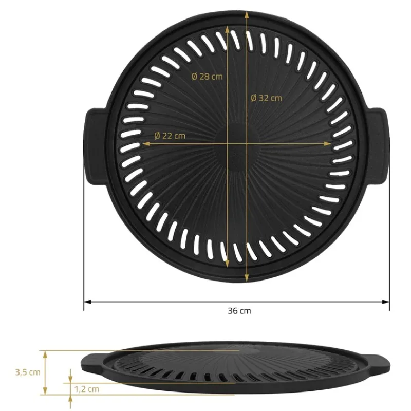 Raketenofen silber aus Stahl inkl. Gusseisen Grillplatte und Tragetasche BBQ#BOSS-ECD Germany Best