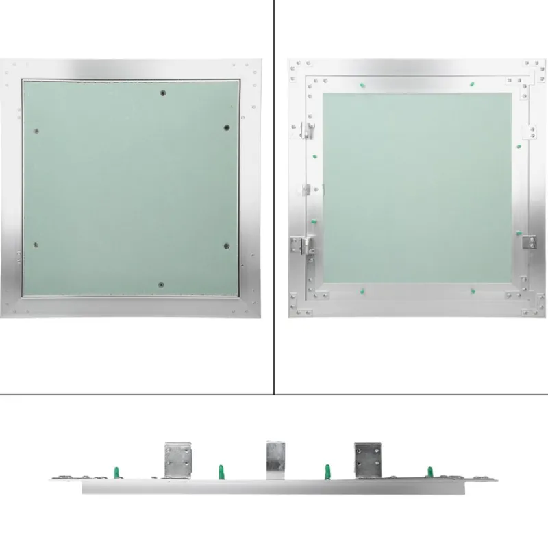 Revisionsklappe GK-Einlage 300x300 mm mit Rahmen aus Aluminium-ECD Germany New
