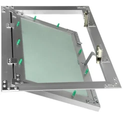 Revisionsklappe GK-Einlage 400x600 mm mit Rahmen aus Aluminium-ECD Germany New